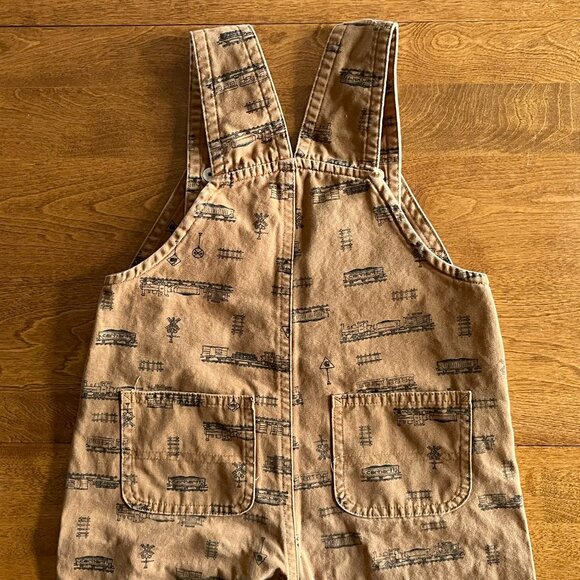 Carhartt tan train overalls 4T - Picture 7 of 9